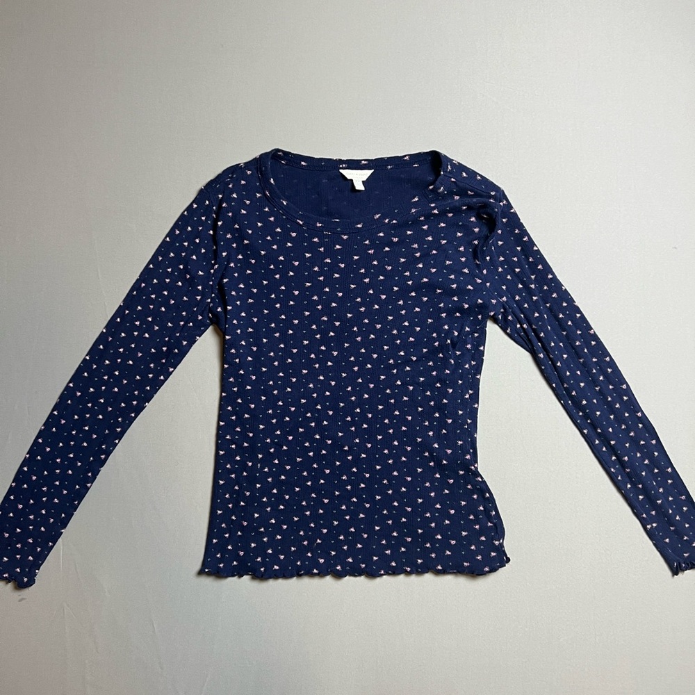 Lucky Brand long sleeve ribbed tee